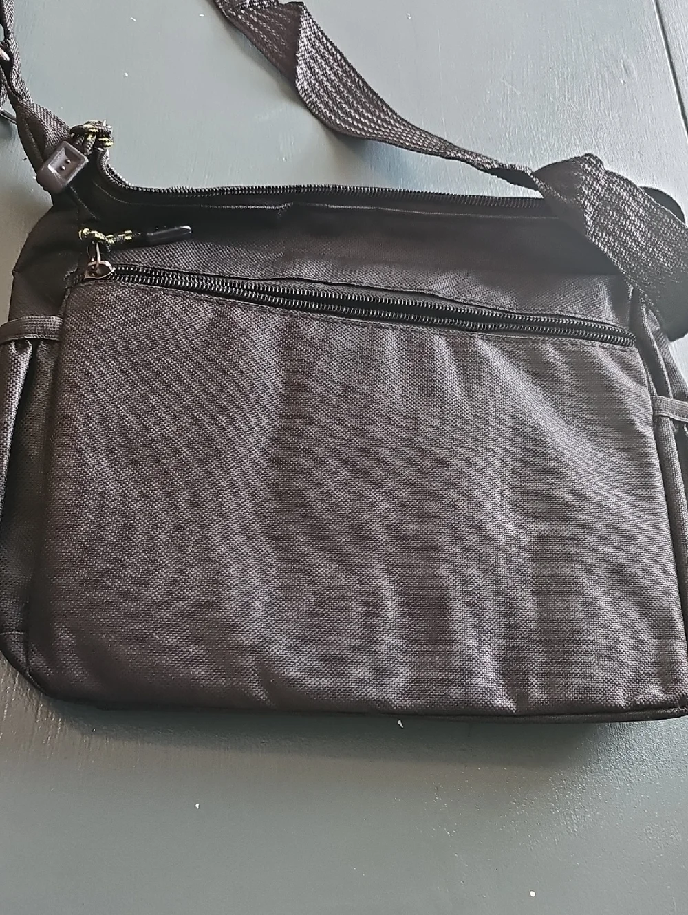 Anti-theft Messenger Black Bag . Crossbody Shoulder Bag. Unisex. Never Used